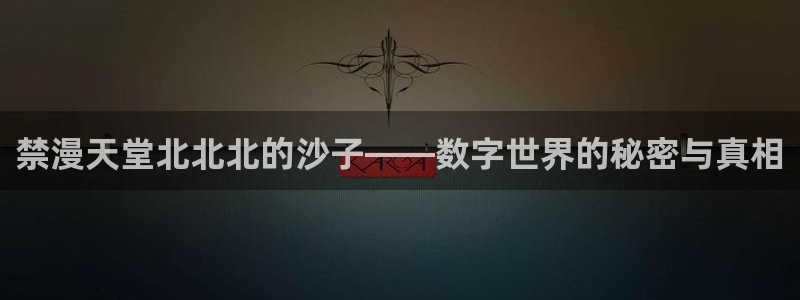 喵趣漫画链接：禁漫天堂北北北的沙子——数字世界的秘密与真相